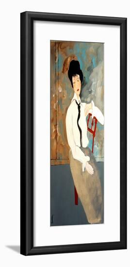 Modigliani Woman with White Blouse, 2016-Susan Adams-Framed Giclee Print