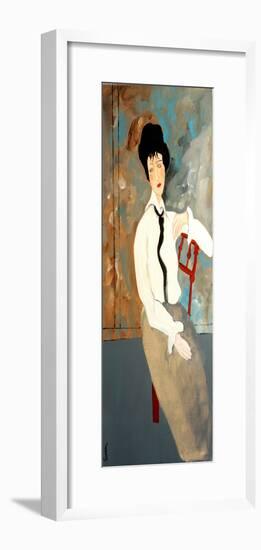 Modigliani Woman with White Blouse, 2016-Susan Adams-Framed Giclee Print