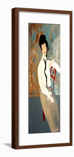 Modigliani Woman with White Blouse, 2016-Susan Adams-Framed Giclee Print