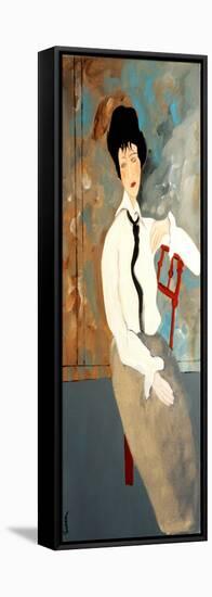 Modigliani Woman with White Blouse, 2016-Susan Adams-Framed Premier Image Canvas