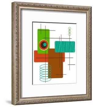 Modop in Green-Tonya Newton-Framed Art Print