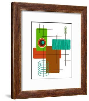 Modop in Green-Tonya Newton-Framed Art Print