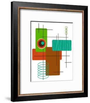 Modop in Green-Tonya Newton-Framed Art Print