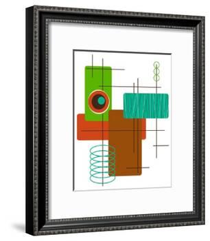 Modop in Green-Tonya Newton-Framed Art Print