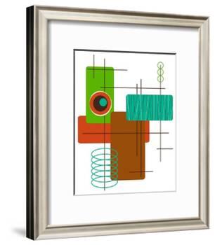 Modop in Green-Tonya Newton-Framed Art Print