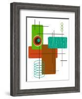 Modop in Green-Tonya Newton-Framed Art Print