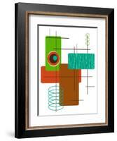 Modop in Green-Tonya Newton-Framed Art Print