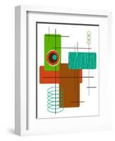 Modop in Green-Tonya Newton-Framed Art Print