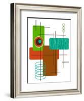 Modop in Green-Tonya Newton-Framed Art Print