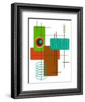 Modop in Green-Tonya Newton-Framed Art Print
