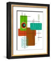 Modop in Green-Tonya Newton-Framed Art Print