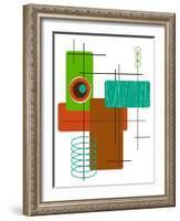 Modop in Green-Tonya Newton-Framed Art Print