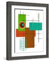 Modop in Green-Tonya Newton-Framed Art Print