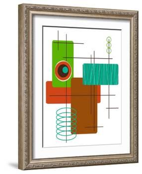 Modop in Green-Tonya Newton-Framed Art Print