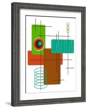 Modop in Green-Tonya Newton-Framed Art Print