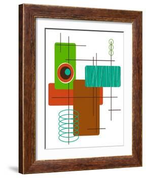 Modop in Green-Tonya Newton-Framed Art Print