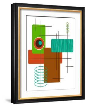 Modop in Green-Tonya Newton-Framed Art Print