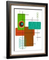 Modop in Green-Tonya Newton-Framed Art Print
