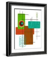 Modop in Green-Tonya Newton-Framed Art Print