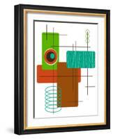 Modop in Green-Tonya Newton-Framed Art Print