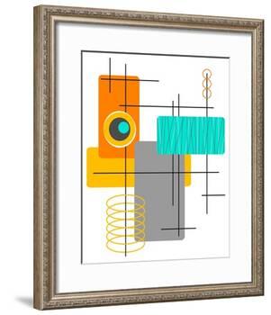 Modop in Orange-Tonya Newton-Framed Art Print