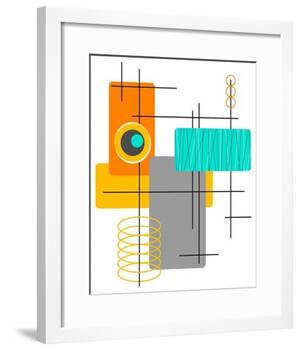 Modop in Orange-Tonya Newton-Framed Art Print
