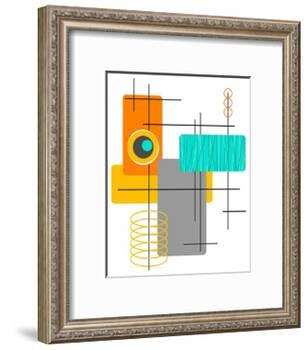 Modop in Orange-Tonya Newton-Framed Art Print