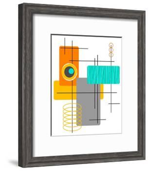 Modop in Orange-Tonya Newton-Framed Art Print