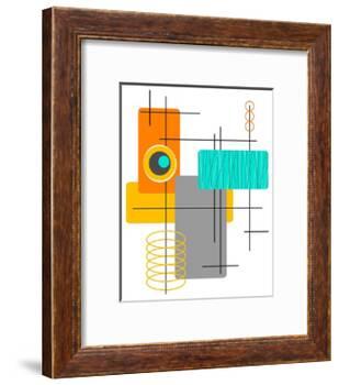 Modop in Orange-Tonya Newton-Framed Art Print
