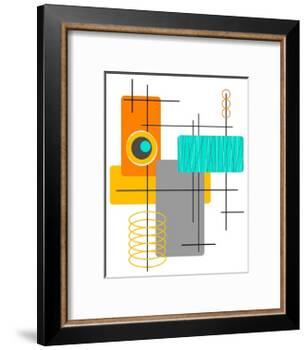 Modop in Orange-Tonya Newton-Framed Art Print