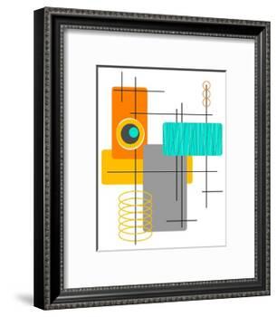 Modop in Orange-Tonya Newton-Framed Art Print
