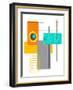 Modop in Orange-Tonya Newton-Framed Art Print