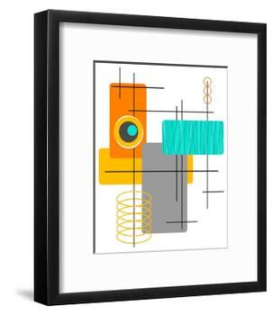 Modop in Orange-Tonya Newton-Framed Art Print