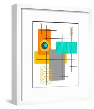 Modop in Orange-Tonya Newton-Framed Art Print