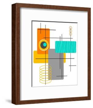 Modop in Orange-Tonya Newton-Framed Art Print