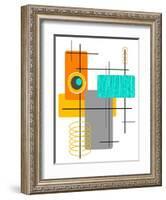 Modop in Orange-Tonya Newton-Framed Art Print