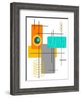 Modop in Orange-Tonya Newton-Framed Art Print