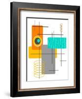 Modop in Orange-Tonya Newton-Framed Art Print