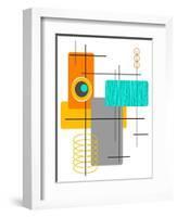 Modop in Orange-Tonya Newton-Framed Art Print