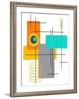 Modop in Orange-Tonya Newton-Framed Art Print