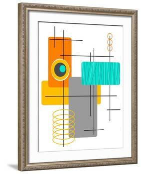 Modop in Orange-Tonya Newton-Framed Art Print