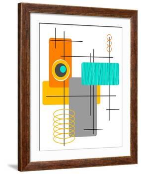 Modop in Orange-Tonya Newton-Framed Art Print