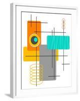 Modop in Orange-Tonya Newton-Framed Art Print