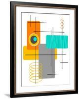 Modop in Orange-Tonya Newton-Framed Art Print