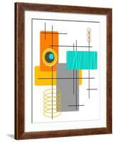 Modop in Orange-Tonya Newton-Framed Art Print