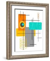 Modop in Orange-Tonya Newton-Framed Art Print