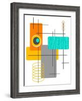 Modop in Orange-Tonya Newton-Framed Art Print