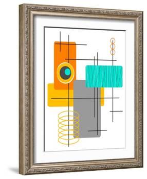 Modop in Orange-Tonya Newton-Framed Art Print