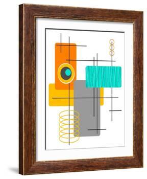 Modop in Orange-Tonya Newton-Framed Art Print