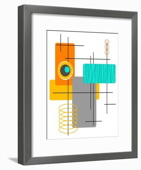 Modop in Orange-Tonya Newton-Framed Art Print